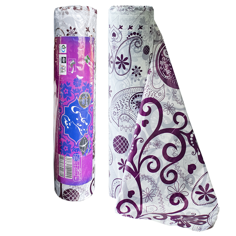 مفرش طاولة بلاستيكي لون "حليبي"