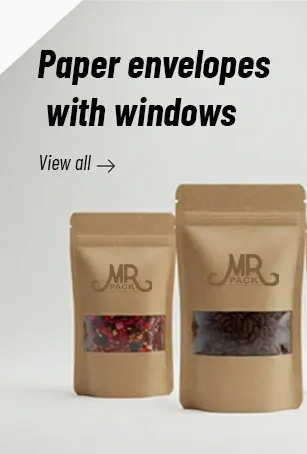 Paper envelopes with windows